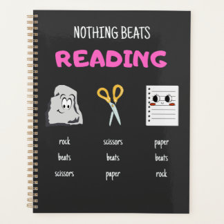 Nothing Beats Reading Rock Paper Scissors Planner
