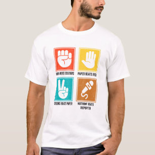 Nothing Beats Reporter Columnist Editor Newsman Ne T-Shirt