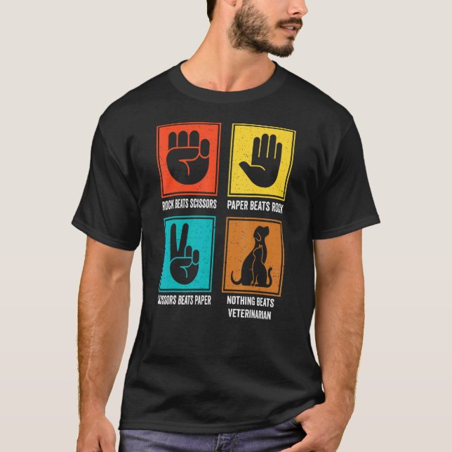 Nothing Beats Veterinarian Veterinary Vet Doctor S T-Shirt (Front)
