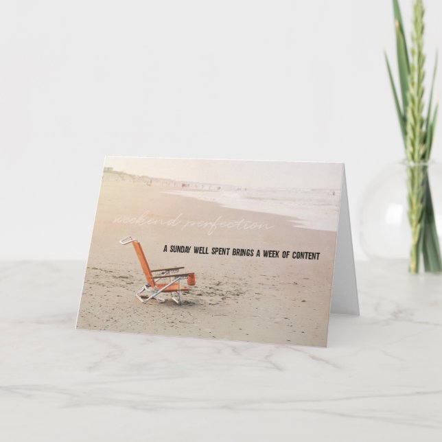 NOTHING BETTER THAN THIS Greeting Card (Front)
