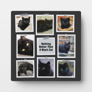 Nothing Better Then A Black Cat Plaque