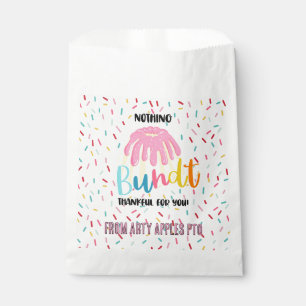 nothing bundt thankful for you cake  favour bag