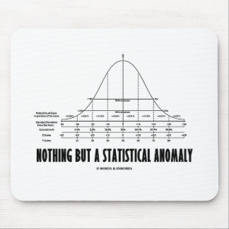 Nothing But A Statistical Anomaly (Stats Humour) Mouse Pad