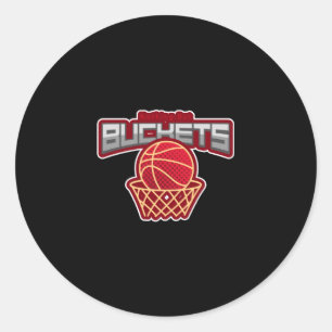 Nothing but Buckets Classic Round Sticker