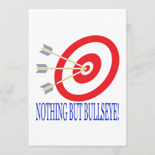 Nothing But Bullseye Invitation
