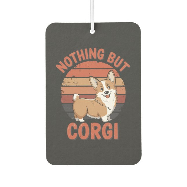 Nothing But Corgi Air Freshener (Front)