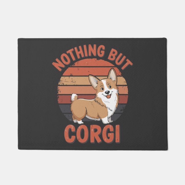 Nothing But Corgi Doormat (Front)