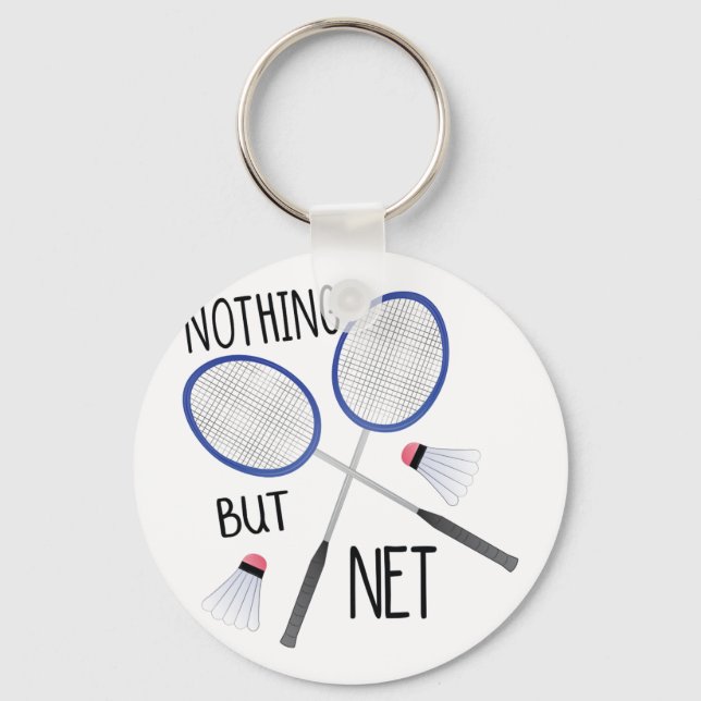 Nothing But Net Keychain (Front)