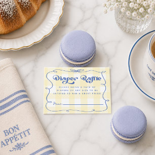 Nothing Butter Than a Baby Diaper Raffle Insert