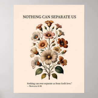 Nothing can separate us from God's love wall art