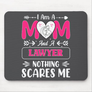 Nothing Es Me Funny Lawyer Mom Quote  Mouse Pad