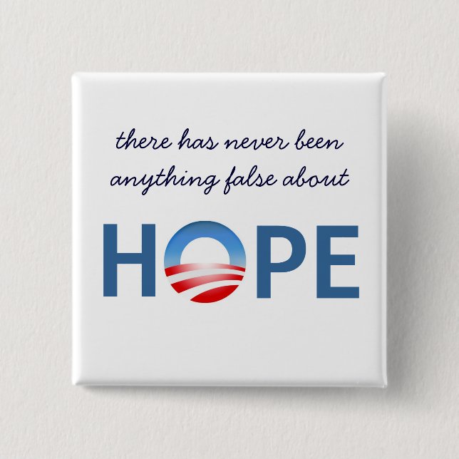 Nothing False About Hope - Button (Front)