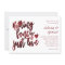 Nothing Fancy Just Love | Dark Crimson Red Wedding