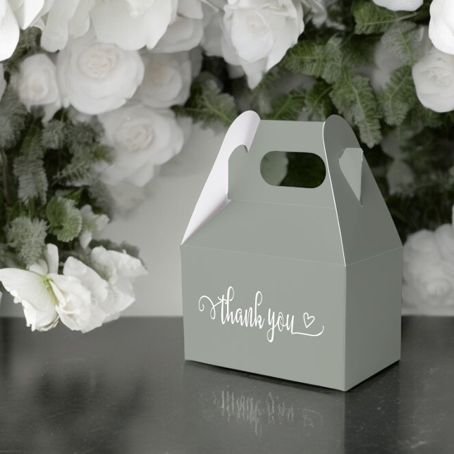Nothing Fancy Just Love Heart Pattern Wedding Favor Box (Nothing Fancy Just Love Heart Pattern Wedding Favor Boxes
from Ricaso. Thank you boxes sage green)