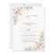Nothing Fancy Just Love Pink Floral Photo Wedding