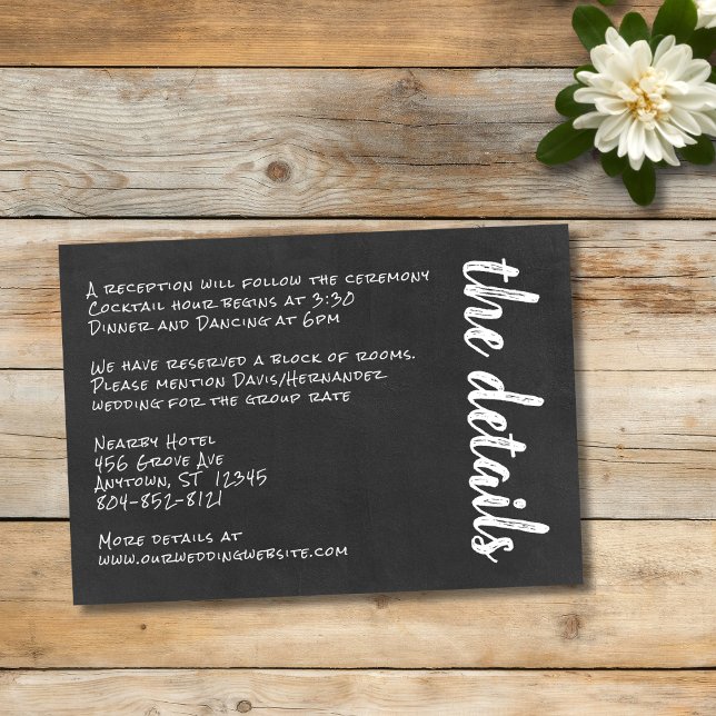Nothing Fancy Just Love Simple Casual Chalkboard Enclosure Card (Creator Uploaded)