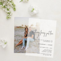 Nothing Fancy Just Love Simple Engagement Party