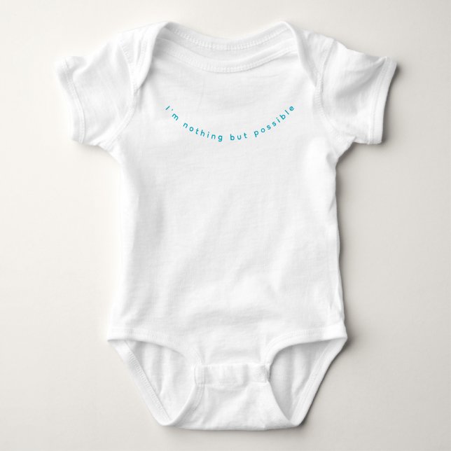Nothing is impossible baby bodysuit (Front)