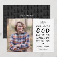 Nothing is Impossible Graduation Announcement