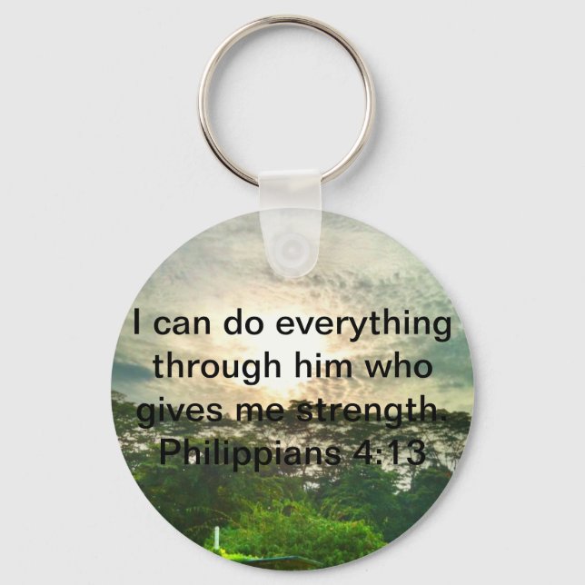Nothing is impossible keychain (Front)