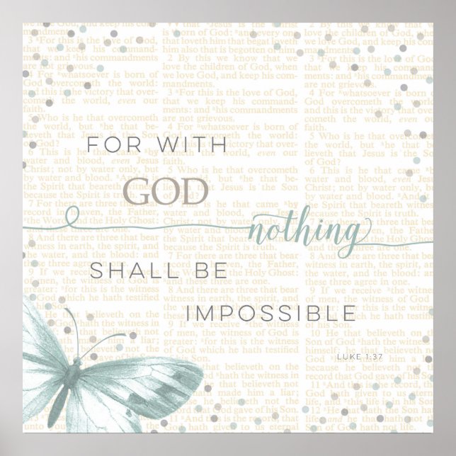 Nothing Is Impossible Poster (Front)
