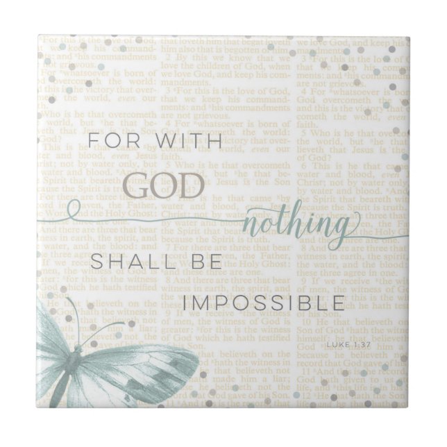 Nothing Is Impossible Tile (Front)