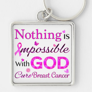 Nothing is Impossible With GOD Keychain