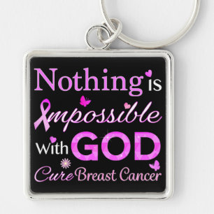 Nothing is Impossible With GOD Keychain