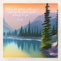 Nothing Is Lacking Zen Quote Peaceful Lake Scene