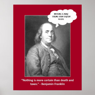 Nothing Is More Taxing Than Certain Death Poster