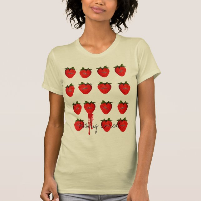 "Nothing is Real..." Strawberry Fields Forever T-Shirt (Front)