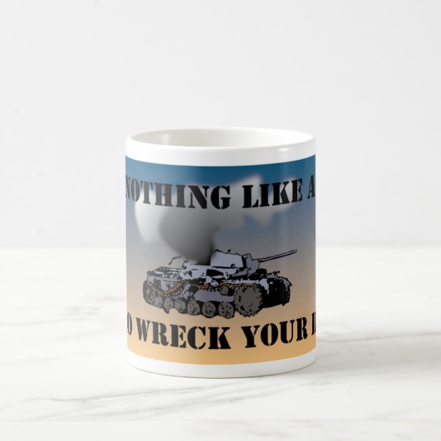 nothing like a 1 to wreck your day coffee mug (Center)