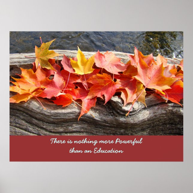 Nothing more Powerful than an Education art prints (Front)