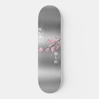 Nothing Personal - Cherry Blossom Silver Edition Skateboard