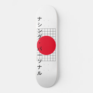 Nothing Personal Katakana Skateboard