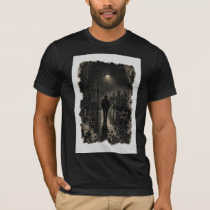 Nothing Stays Dark Urban Rain Grunge ArtT-Shirt T-Shirt