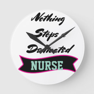 Nothing Stops A Dedicated Nurse Healthcare Worker Round Clock