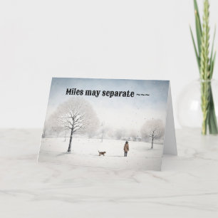 NOTHING STOPS THE LOVE CHRISTMAS CARD FOR ANYONE