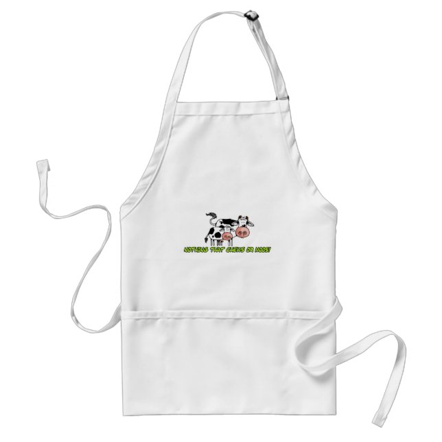 nothing that chews or moos standard apron (Front)