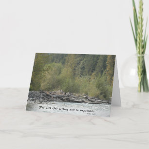 Nothing will be Impossible - Scripture Card