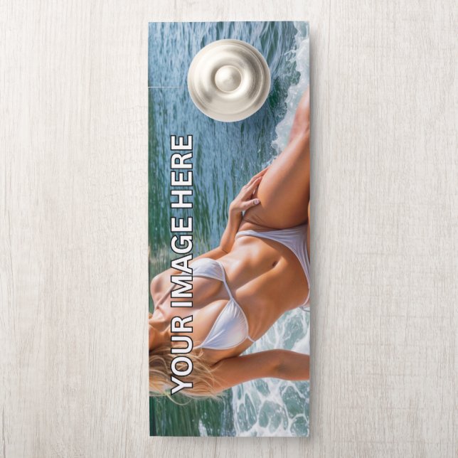 NOTICE! 🚪 Custom Door Hanger – Add Your Design (On Knob)