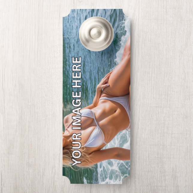 NOTICE! 🚪 Custom Door Hanger – Add Your Design (On Knob)