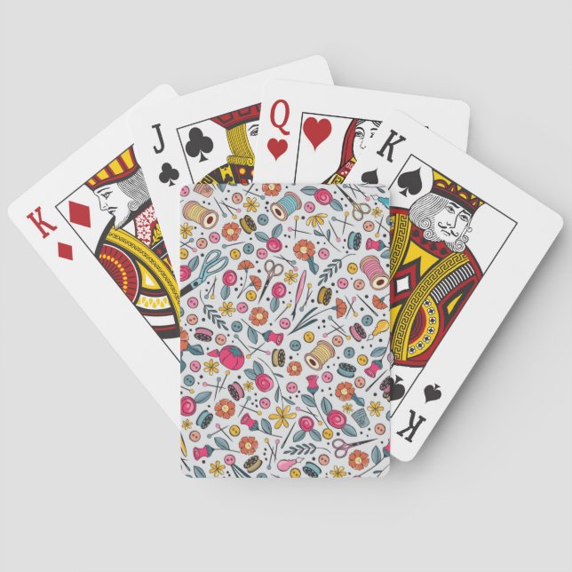 Notions de couture Jeu de cartes (dos)