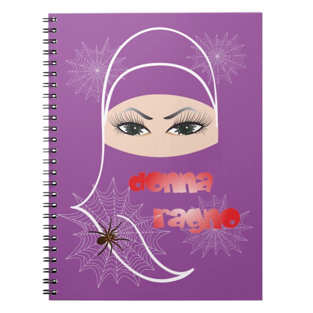 Notizblock Spider Women Notebook (Front)