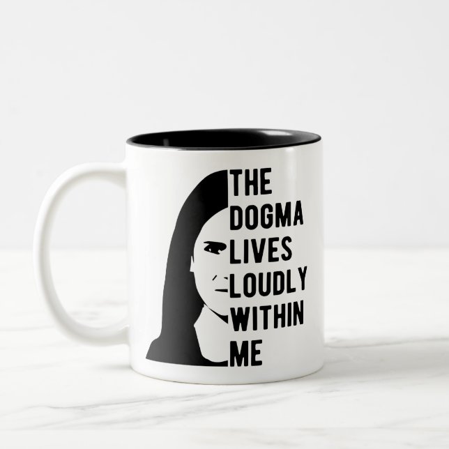Notorious ACB, The Dogma Lives Loudly Within Me Two-Tone Coffee Mug (Left)