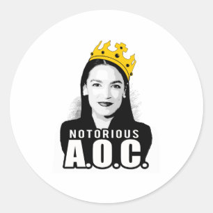 Notorious AOC Classic Round Sticker