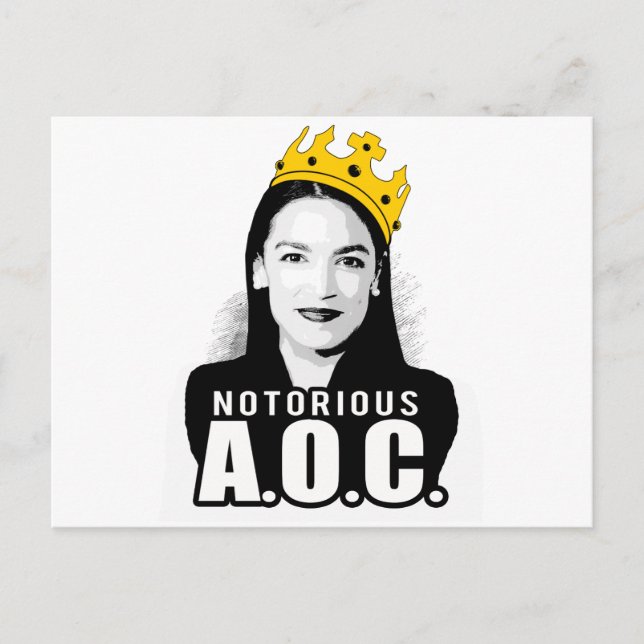 Notorious AOC Postcard (Front)