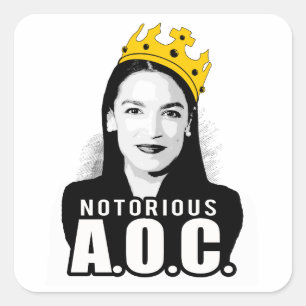 Notorious AOC Square Sticker