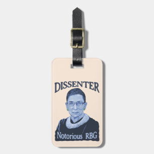 Notorious Dissenter Luggage Tag