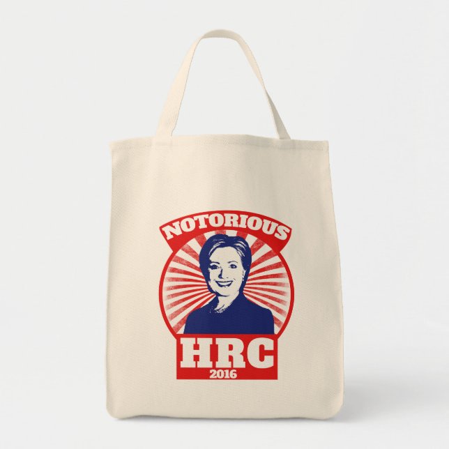 Notorious HRC hillary Clinton 2016 Tote Bag (Front)